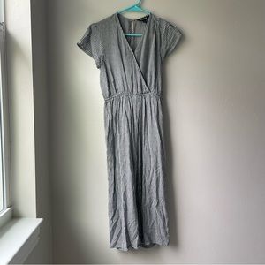 Express striped jumpsuit